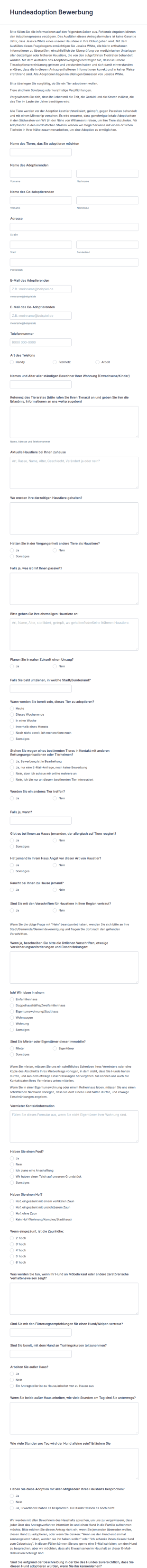 Antrag Auf Hundehaltung