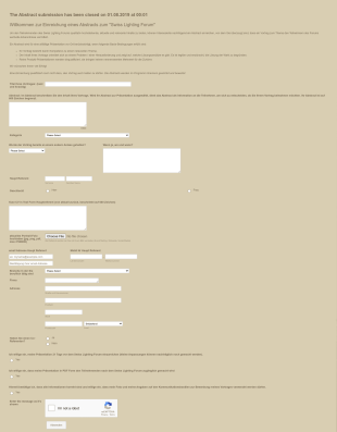 Anwendung Für Konferenzsprecher Form Template