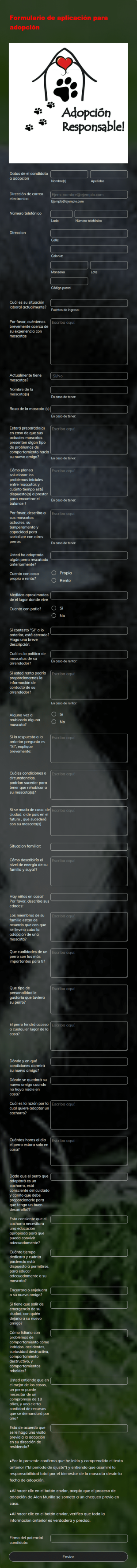 Aplicación De Adopción