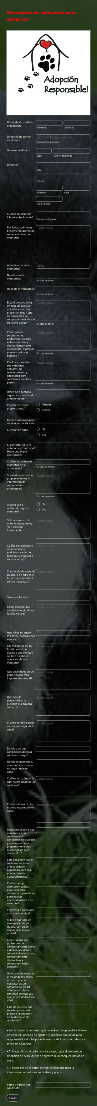 Aplicación De Adopción