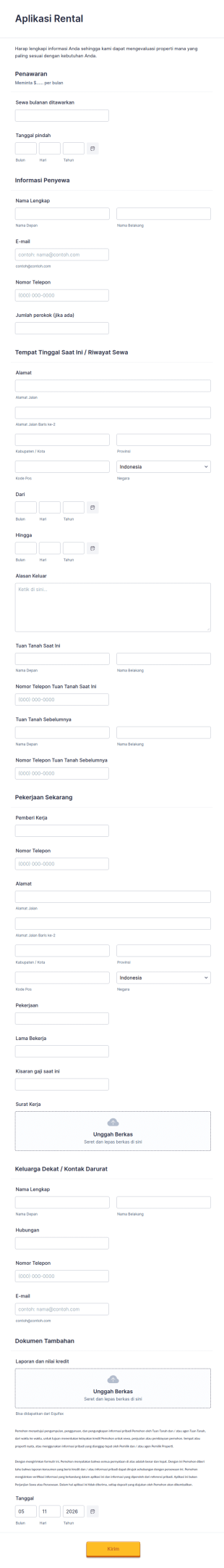 Aplikasi Rental