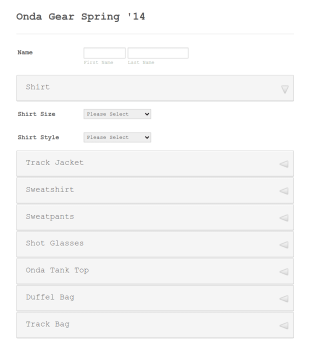 Apparel Purchase Order Form Template