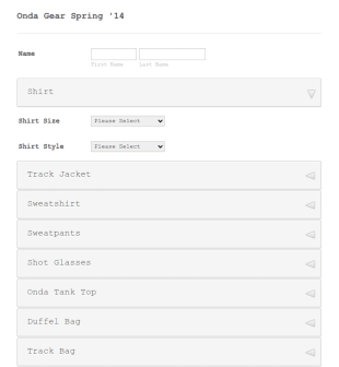 Apparel Purchase Order Form Template