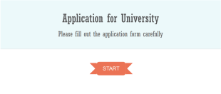 Application Form For University