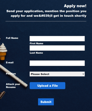 Apply For A Job Form Template