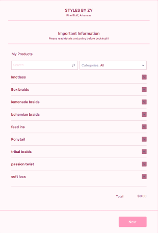 Appointment Form Zy Form Template