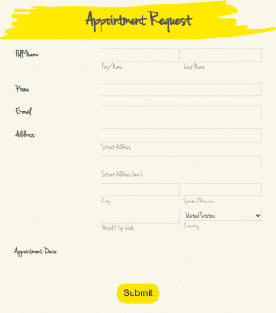 Appointment Request Form Paper Theme