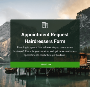 Hairdressers Appointment Request Form Template