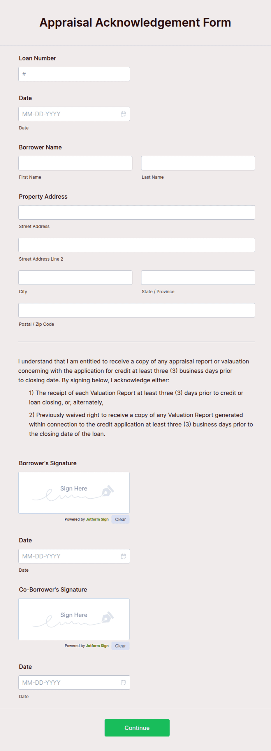 General Acknowledgement Form Examples Acknowledgement Form Template