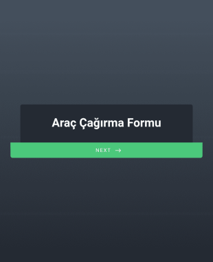 Araç Çağırma Form Şablonu