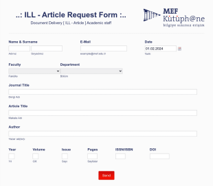 MEF Article Request Form Template