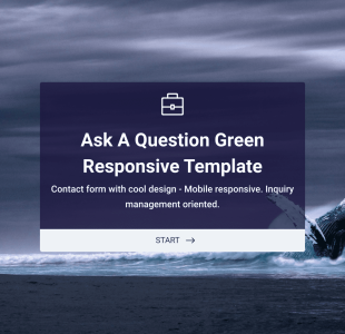 Ask A Question Template Form Template