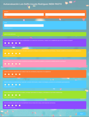 Autoevaluación Luis Delfin Insuaty Rodriguez INEM PASTO