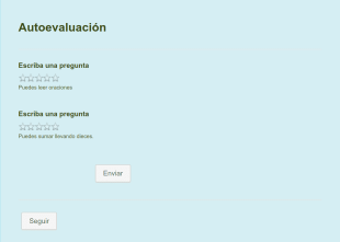 Autoevaluación