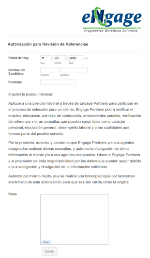 Autorización De Revisión De Referencias