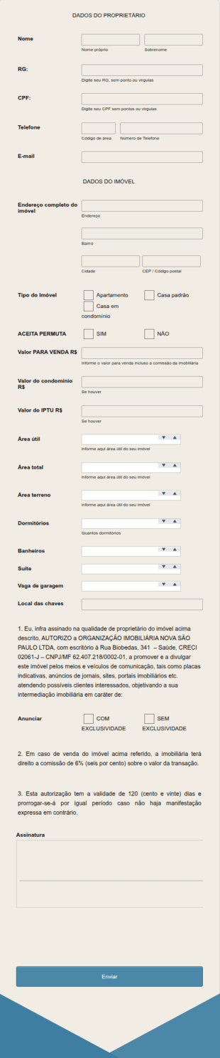 Autorização De Publicidade NOVASP