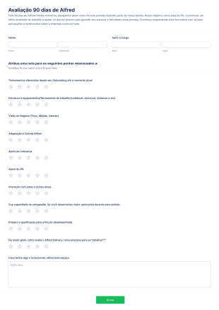 Avaliação 90 Dias De Alfred