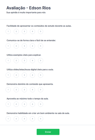 Avaliação Docente