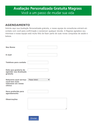 Avaliação Personalizada Form Template