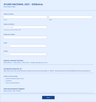 AYUNO NACIONAL 2021 IDDBolivia