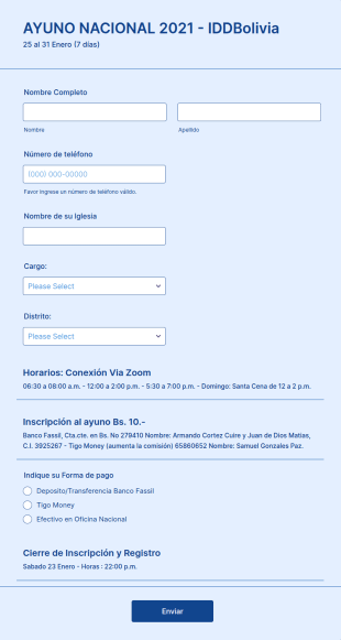 AYUNO NACIONAL 2021 IDDBolivia
