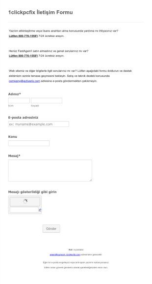 Baglanti Formu Sirket Adresi Ve Ayrintilariyla Form Template