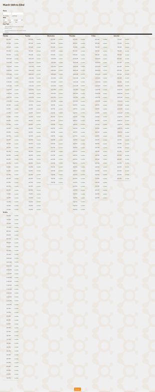 Ballad InBody Schedule Form Template