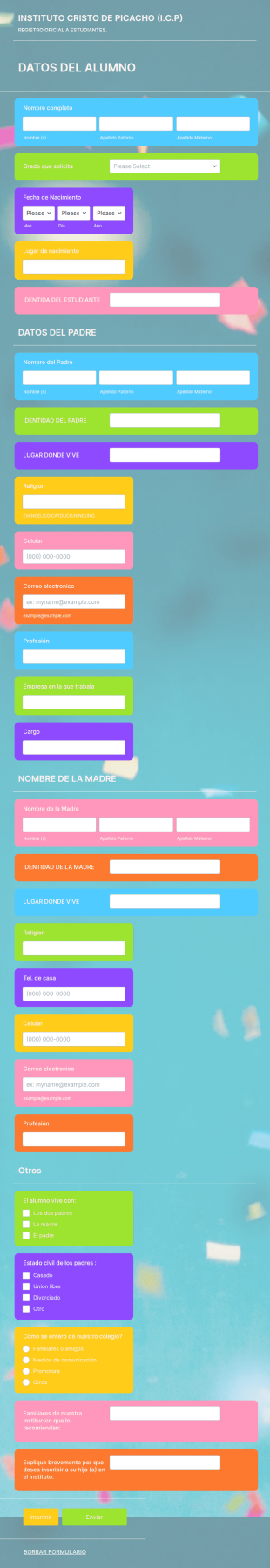 Base De Datos Estudiantes