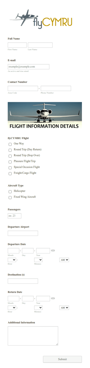Bea Quick Quote Form Template