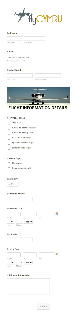 Bea Quick Quote Form Template