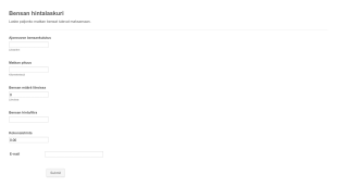 Bensan Hintalaskuri Form Template