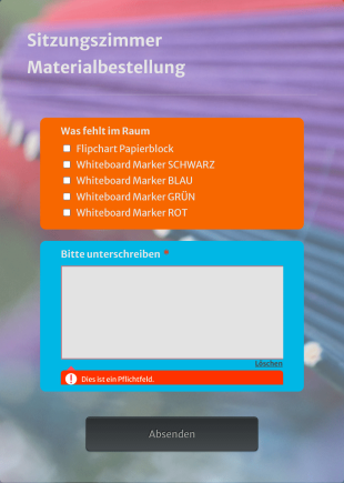 Bestellformular Für Gebrauchsgüter Form Template