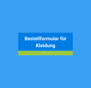 Bestellformular Für Kleidung