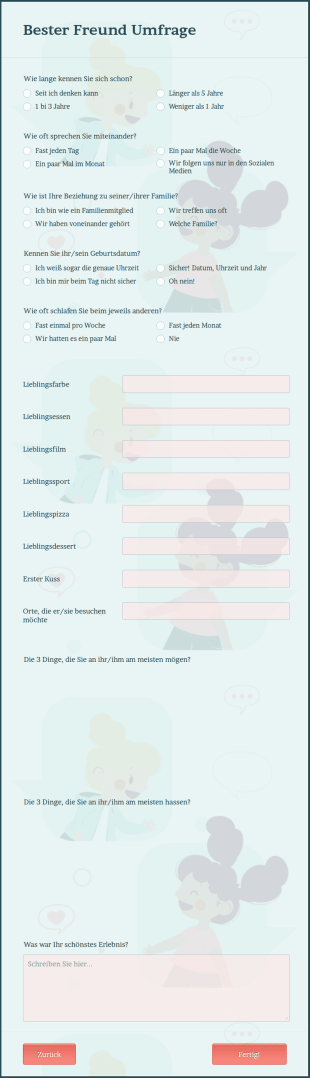 Bester Freund Umfrage