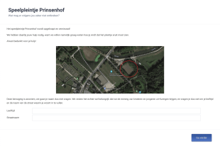 Bevraging Speelplein Form Template