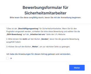Bewerbungsformular Für Sicherheitsmitarbeiter Form Template