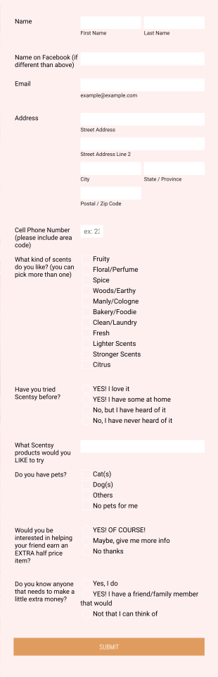Bingo Party In Your VIP Group Form Template