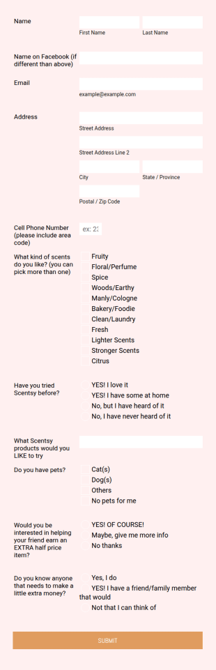 Bingo Party In Your VIP Group Form Template