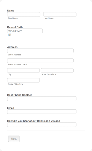 Blinks And Visions Microshading Consent Form Template