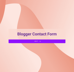 Blogger Contact Form Template