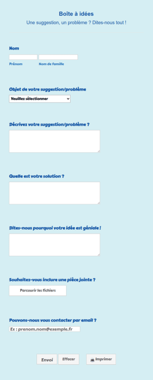 Boîte à Idées