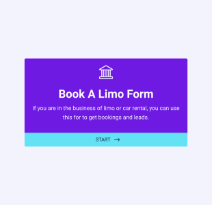 Book A Limo Form Template