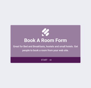Book A Room Form Template
