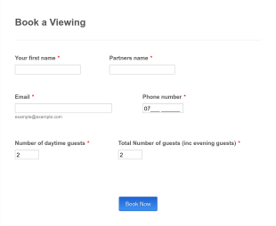 Book A Viewing Form Template