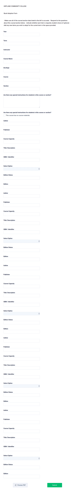 Book Adoption Form__KCC Form Template