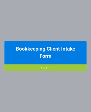 Bookkeeping Client Intake Form Template