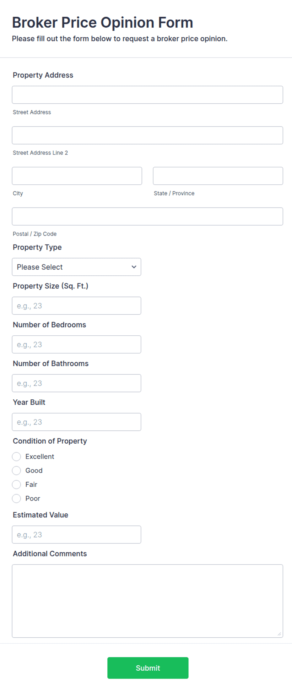 BPO Form Template Jotform Bpo form template jotform