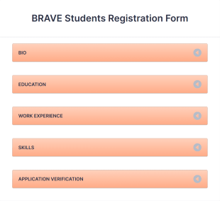 BRAVE Students Registration Form Template