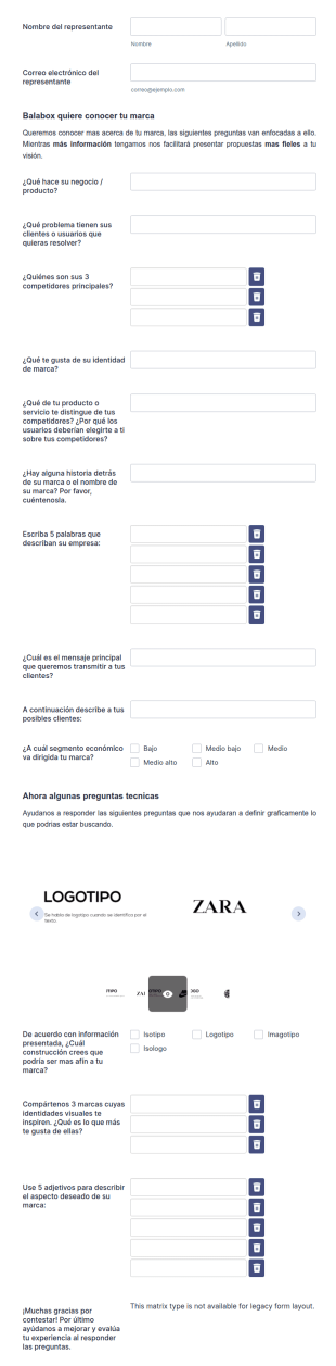 Brief Para Creación De Marca