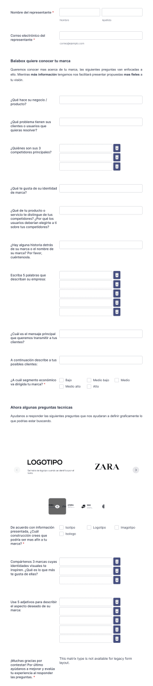 Brief Para Creación De Marca